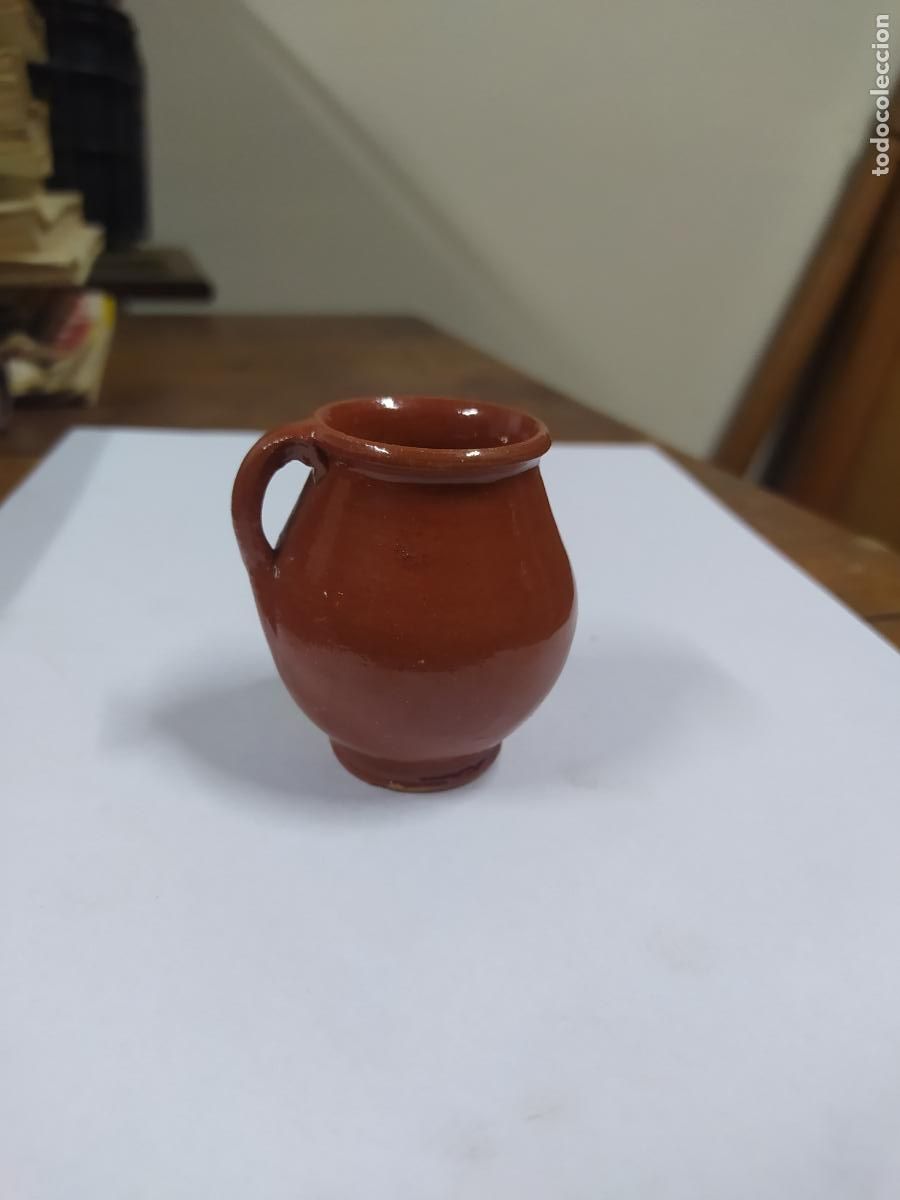 Coleccionismo: Peque&ntilde;a jarra baro con refr&aacute;n. Vitrina 1 - Foto 4