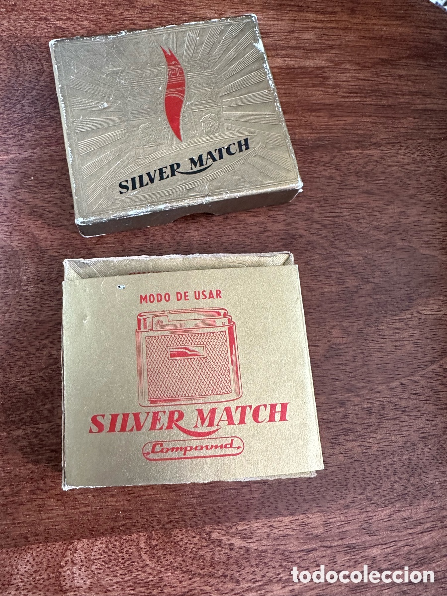 Coleccionismo: Encendedor Silver Match - Foto 2