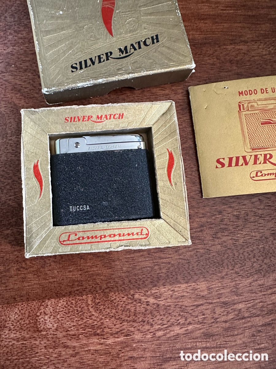 Coleccionismo: Encendedor Silver Match - Foto 3