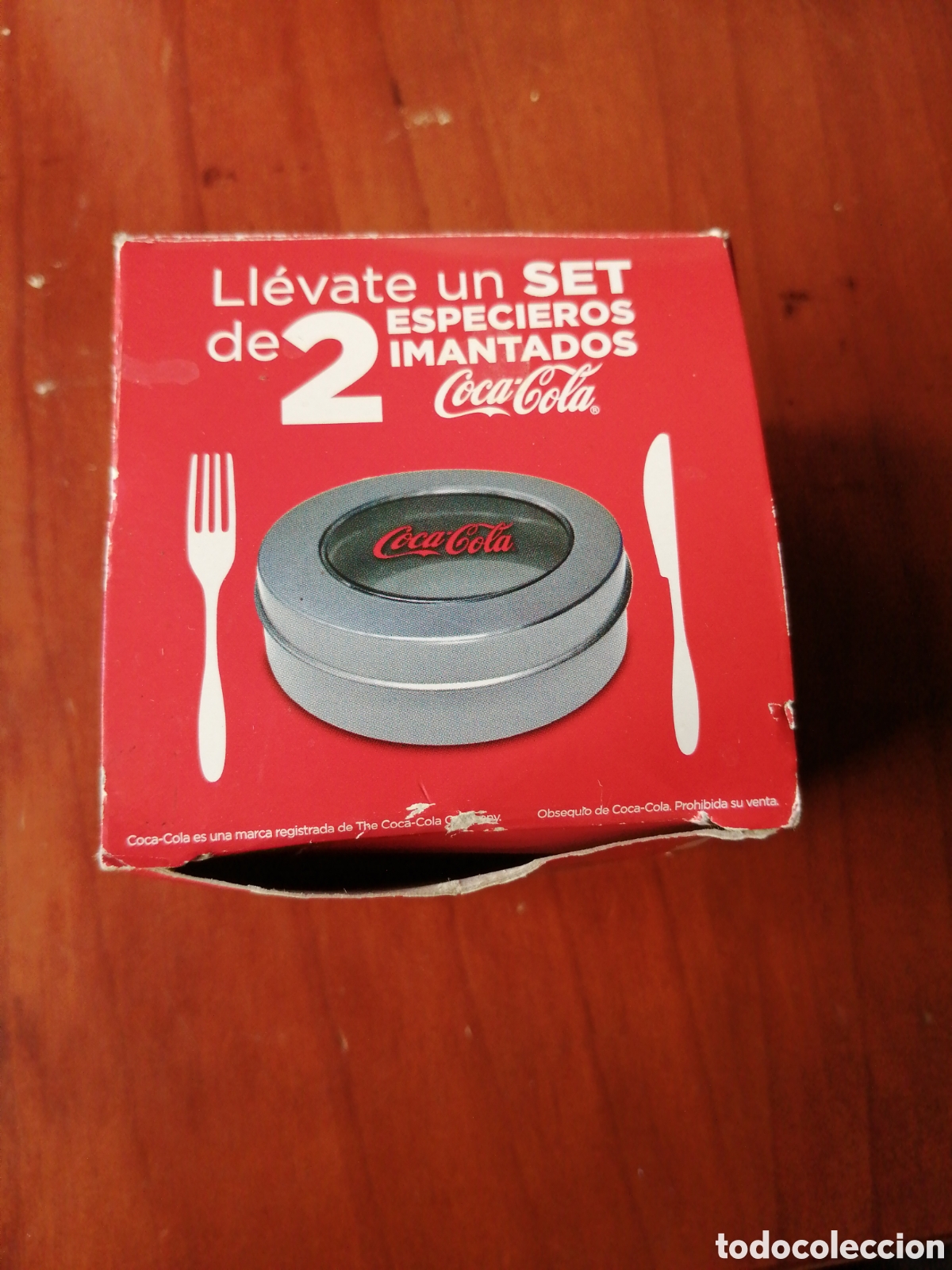 Collecting: COCA COLA COCACOLA SET 2 ESPECIEROS IMANTADOS PROMOCIONAL CAJITA