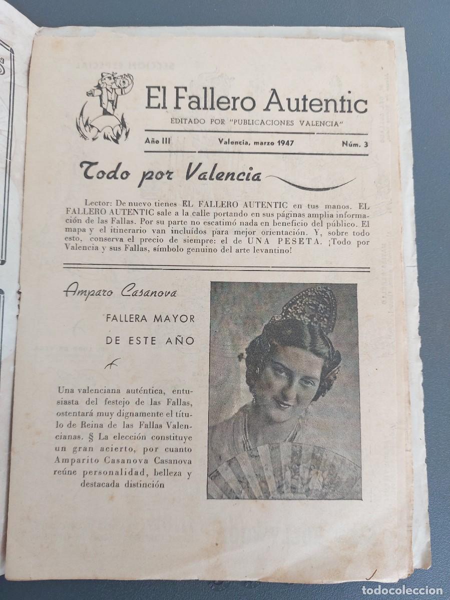 Coleccionismo: El fallero autentic - 1947 - Valencia - Foto 2