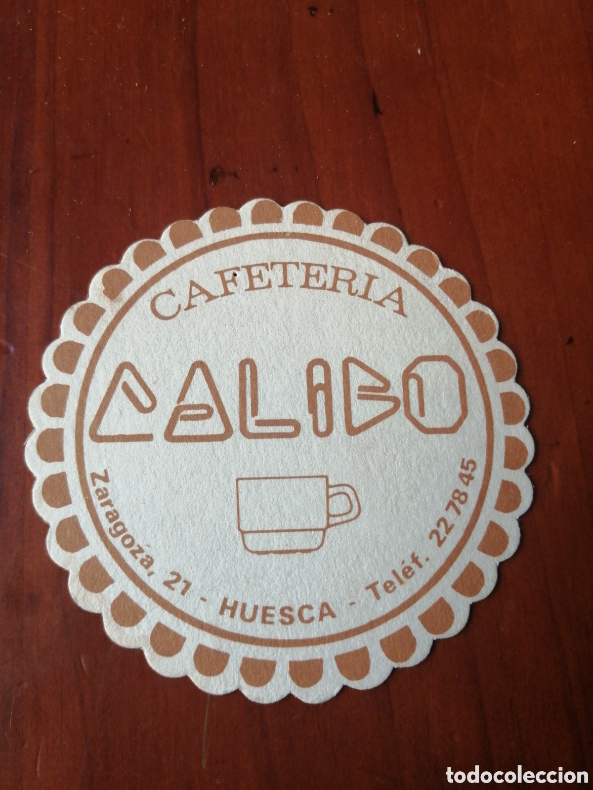 Sammeln: POSAVASO POSAVASOS CAFETERIA CALIBO HUESCA