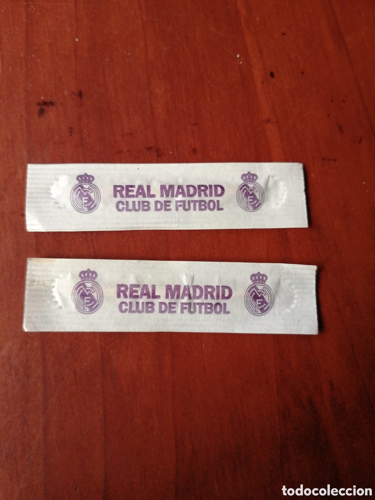 Coleccionismo: PALILLOS REAL MADRID CLUB DE FUTBOL LOTE DE 2