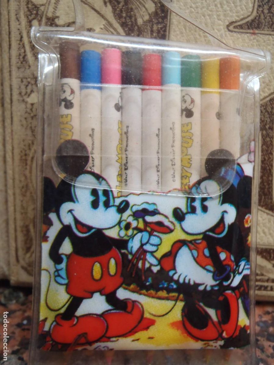 Coleccionismo: MINILAPICES DE COLORES - MICKEY MOUSE - BALUL