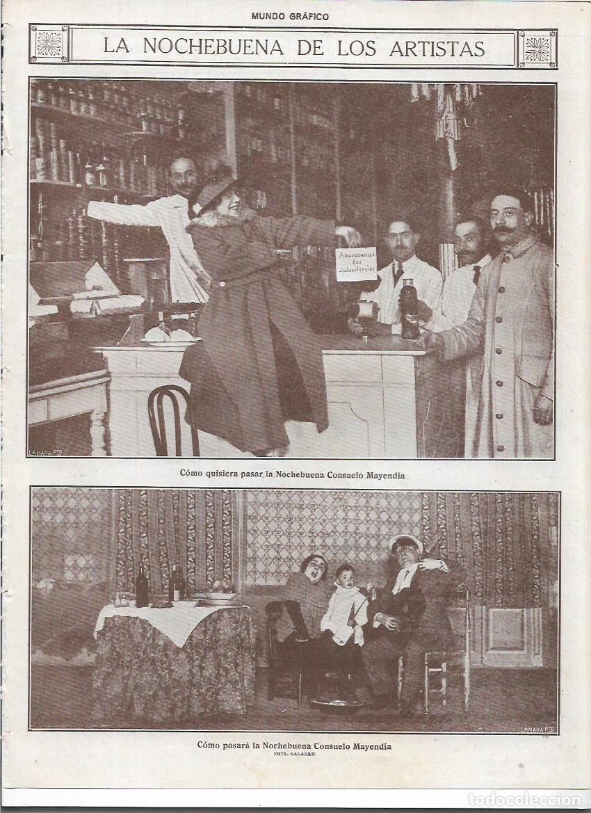 Colecionismo: A&Ntilde;O 1916 RECORTE PRENSA LA NOCHEBUENA DE LA ACTRIZ ARTISTA CONSUELO MAYENDIA