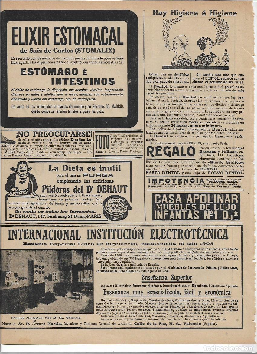 Colecionismo: A&Ntilde;O 1916 RECORTE PRENSA PUBLICIDAD DENTOL HIGINIENE BUCAL CUIDADO BOCA DIENTES DENTIFRICO