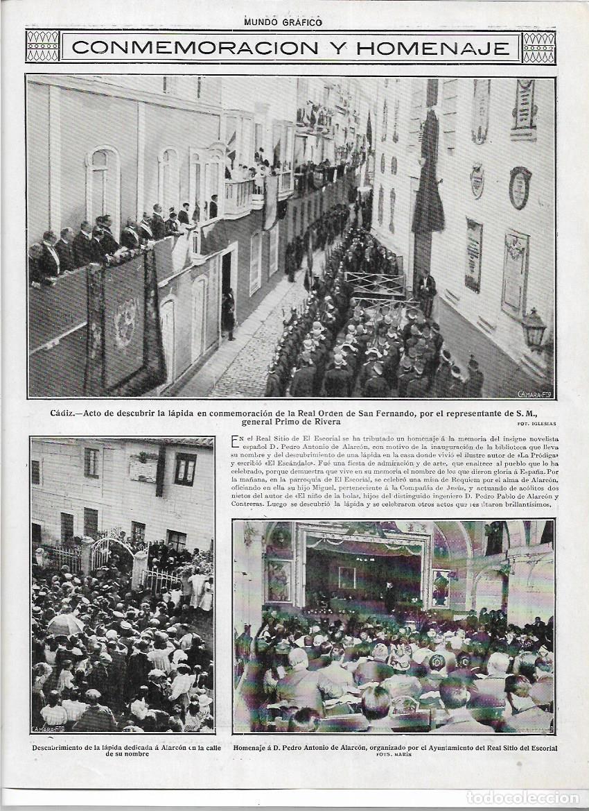 Colecionismo: A&Ntilde;O 1916 RECORTE PRENSA EL ESCORIAL HOMENAJE ESCRITOR ANTONIO DE ALCORCON CALLE CON SU NOMBRE