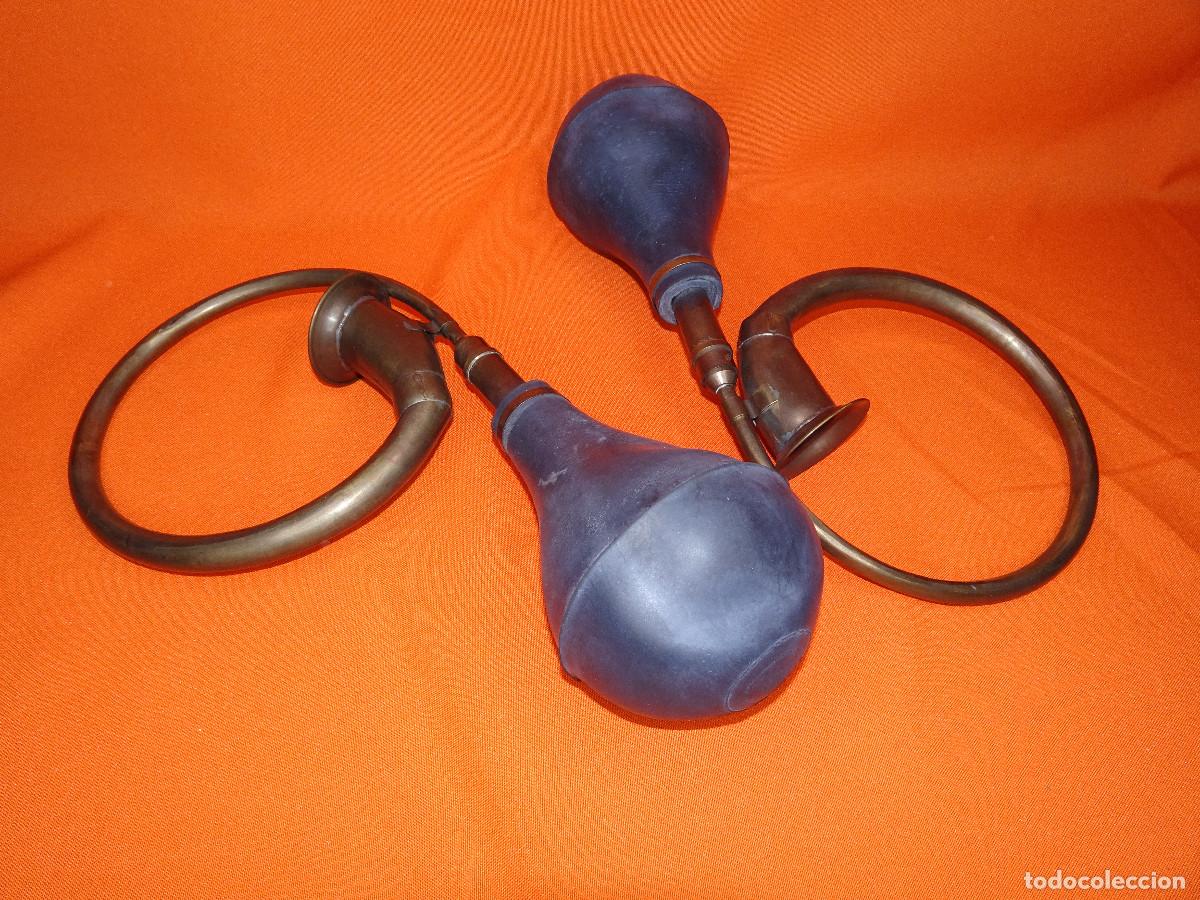 Coleccionismo: Bocina de laton ( dos piezas ) - Foto 2