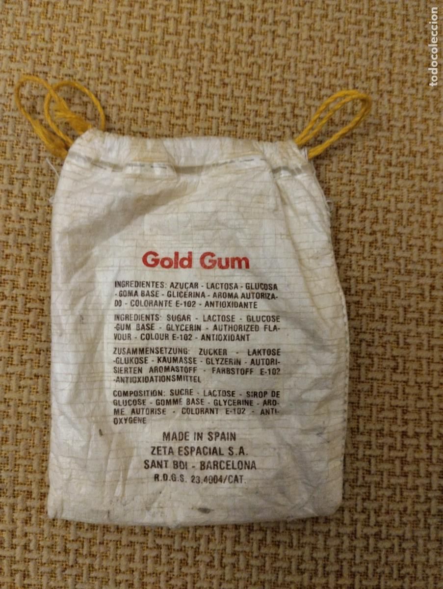 Coleccionismo: Bolsa chicles antigua Pepitas de Oro - Foto 2