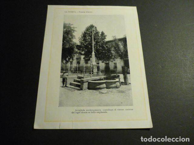 Coleccionismo: LA PUERTA DE SEGURA JAEN ANTIGUA LAMINA HACIA 1910
