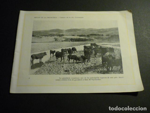 Coleccionismo: ARCOS DE LA FRONTERA CADIZ ANTIGUA LAMINA HACIA 1910