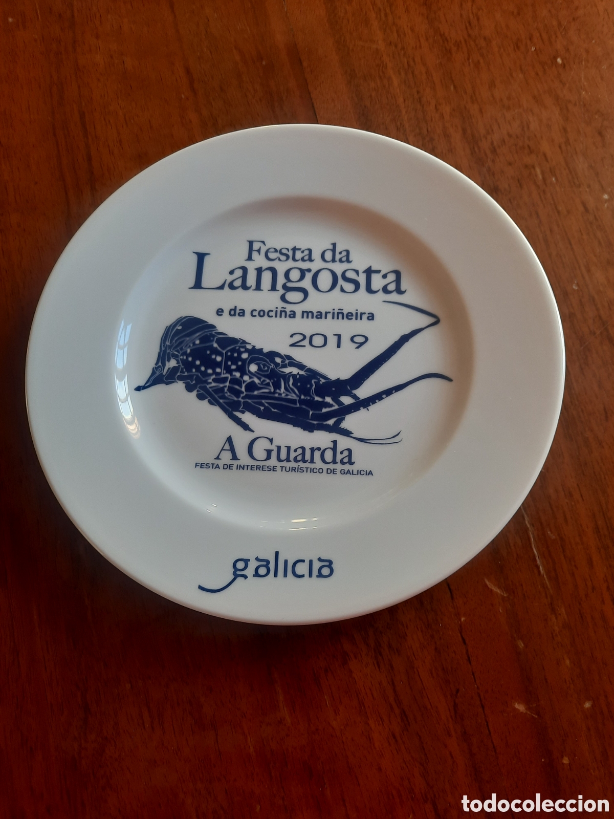 Coleccionismo: Plato conmemorativo da Festa da Langosta , a&ntilde;o 2019