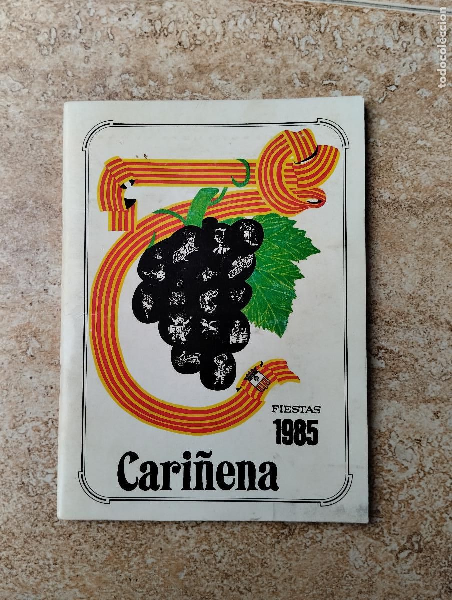 Coleccionismo: Programa fiestas CARI&Ntilde;ENA (Zaragoza) FIESTAS 1985