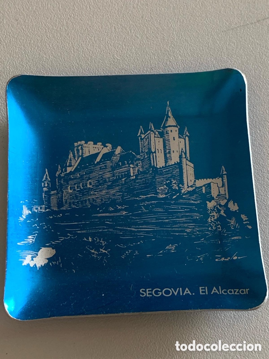 Coleccionismo: Cenicero de recuerdo Segovia - Foto 2