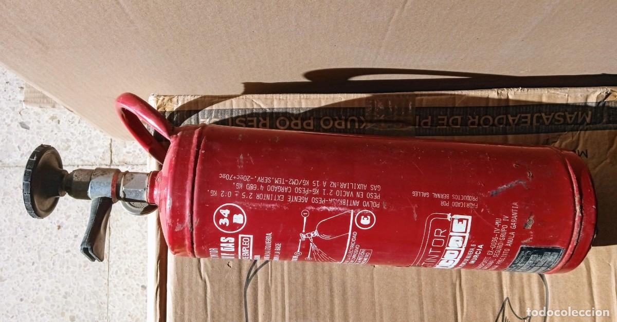 Coleccionismo: Antiguo extintor Eycode rojo - Foto 3