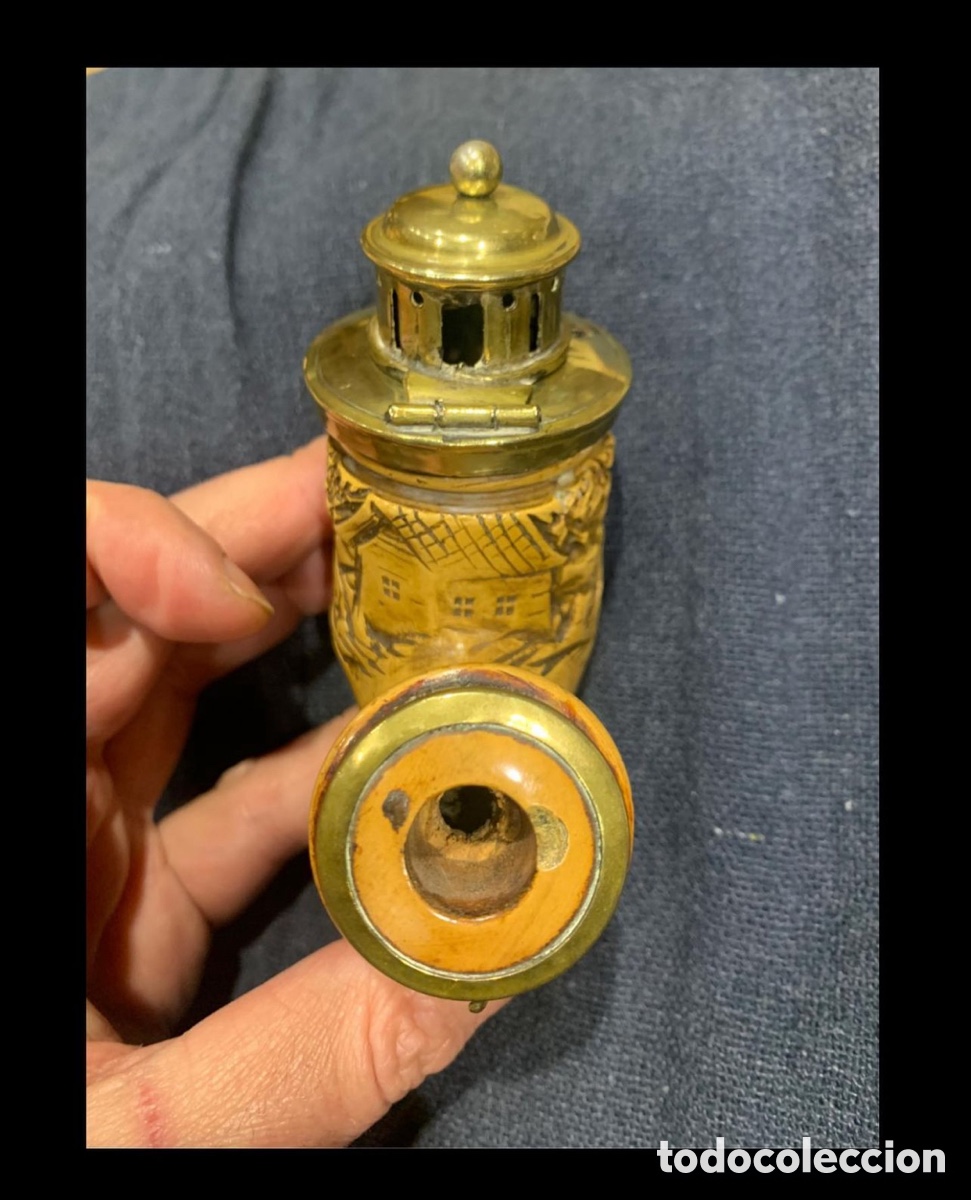 Coleccionismo: Pipa de espuma de mar. 1852 - Foto 7