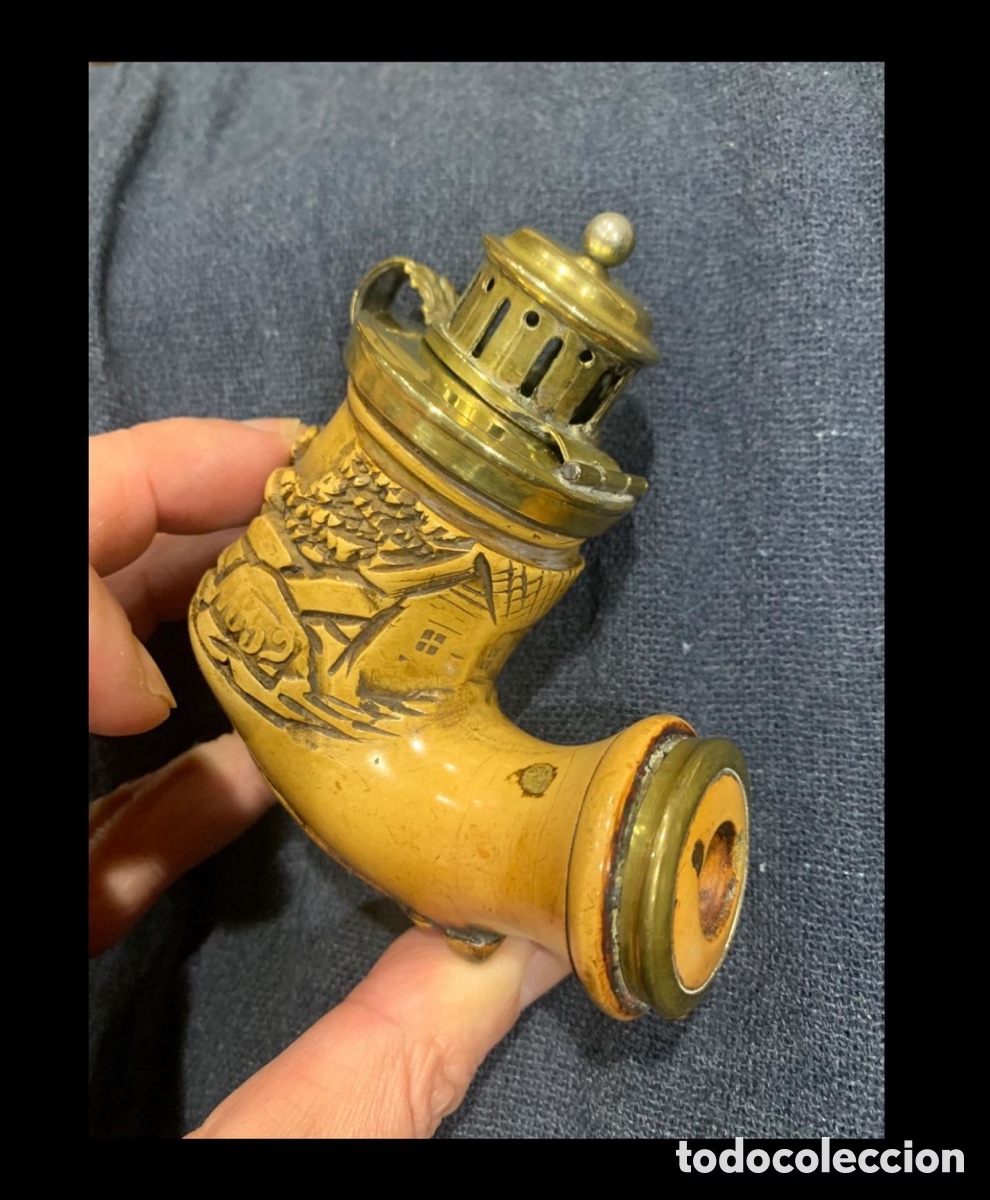 Coleccionismo: Pipa de espuma de mar. 1852 - Foto 10