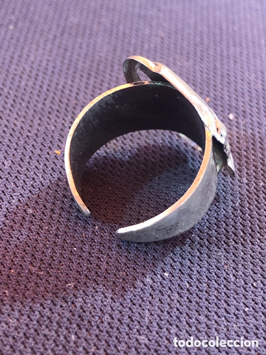 Coleccionismo: ANILLO PERSONAJE &Aacute;RABE CON GORRA AJUSTABLE - Foto 2