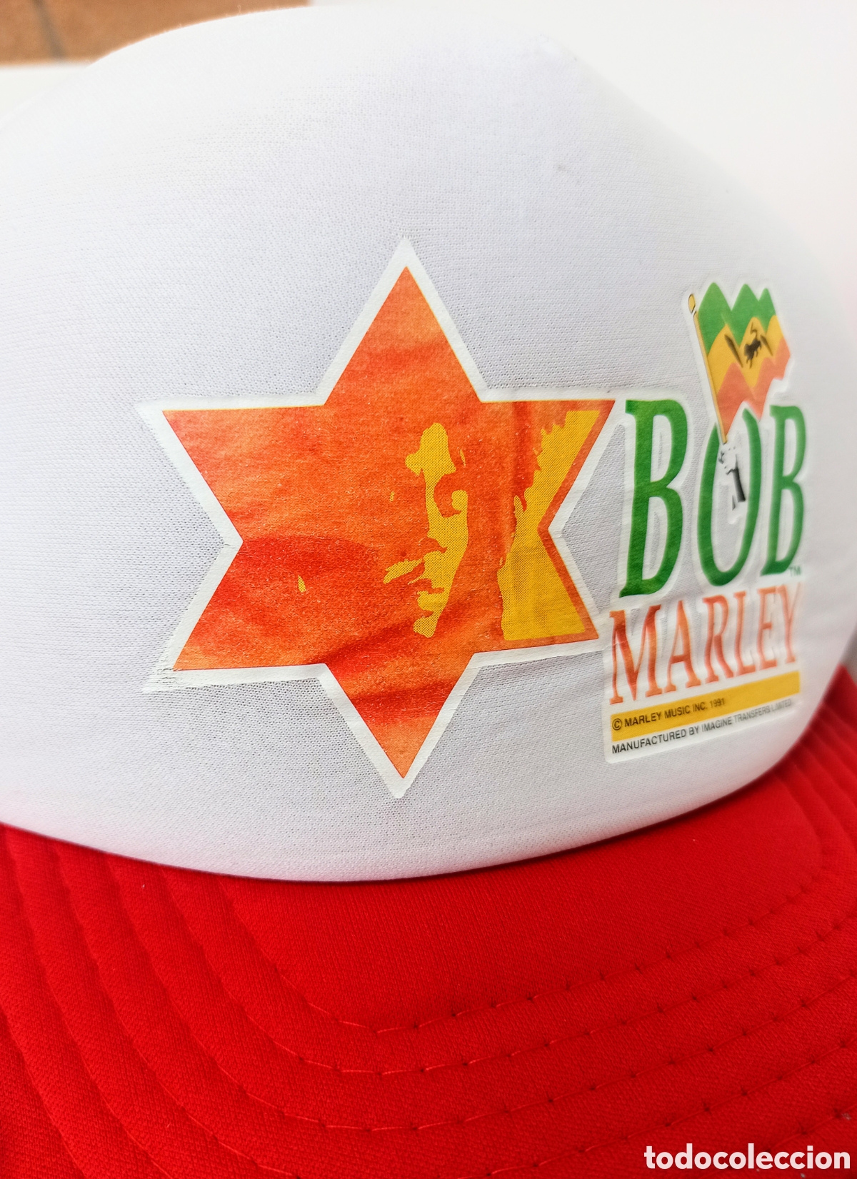 Coleccionismo: Bob Marley 1991 Gorra Sin Usar! - Foto 1