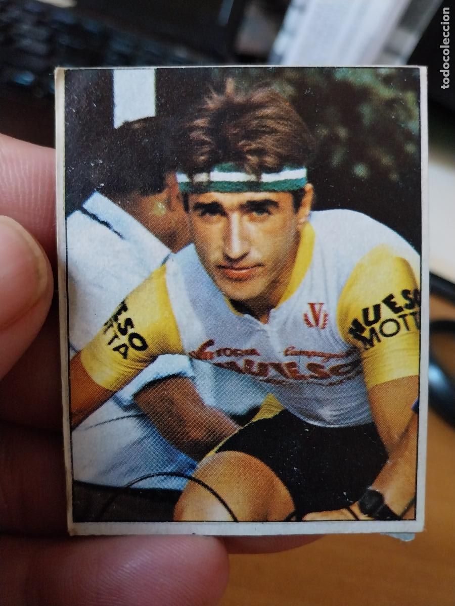 Coleccionismo: MACHIN N&ordm; 1 CHOCOLATE EQUIPO HUESO CICLISMO CICLISTA CROMO RECUPERADO HUESITOS CARAMELOS