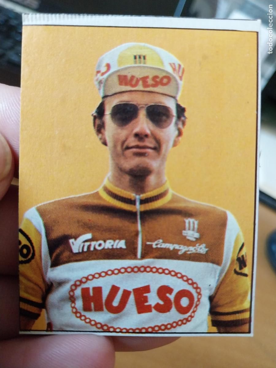 Coleccionismo: JAIME SALVA LLUL 7 CHOCOLATE EQUIPO HUESO CICLISMO 1984 VUELTA CICLISTA CROMO RECUPERADO HUESITOS