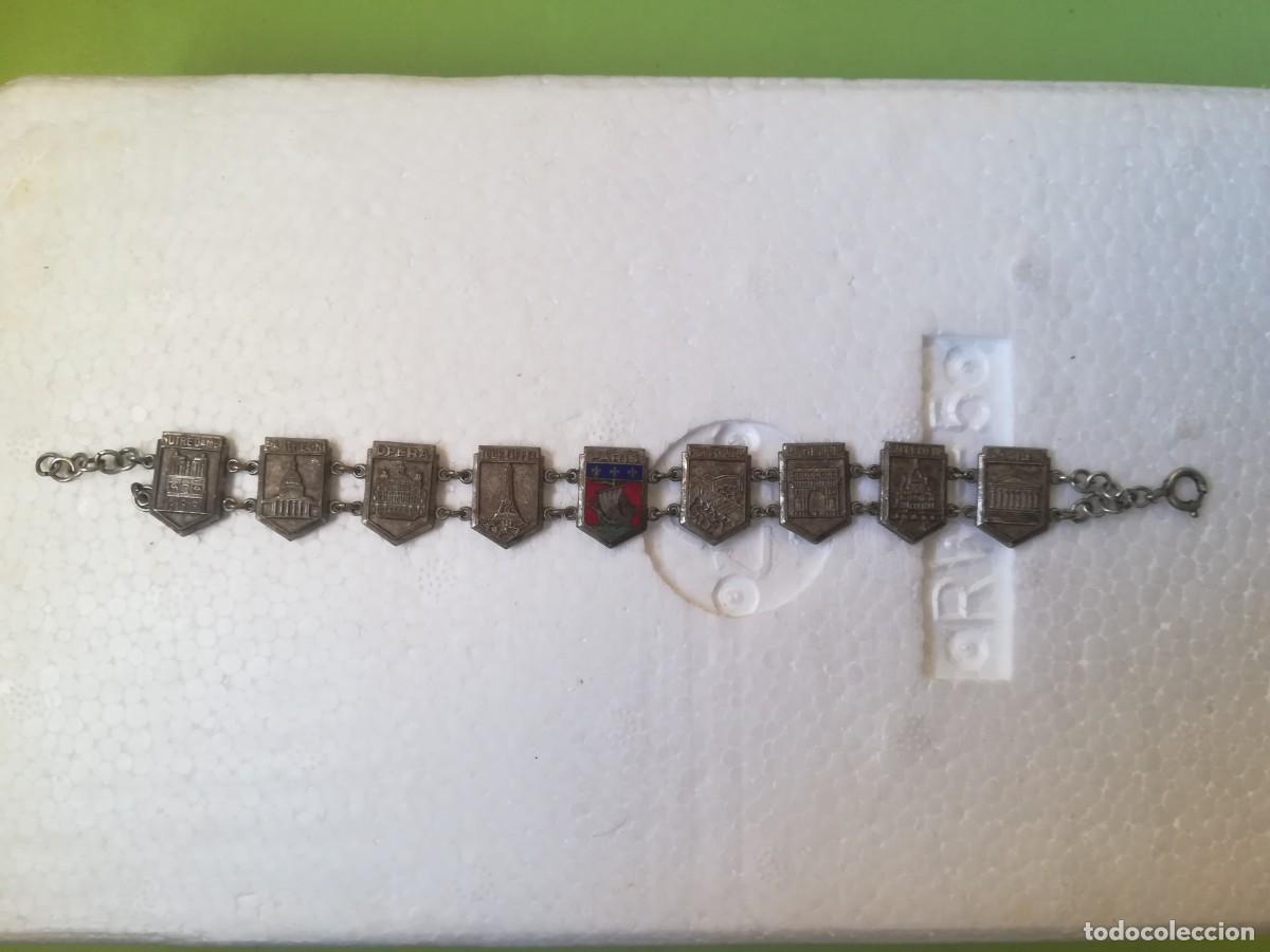 Coleccionismo: Pulsera antigua monumentos y plazas de Paris - Foto 1