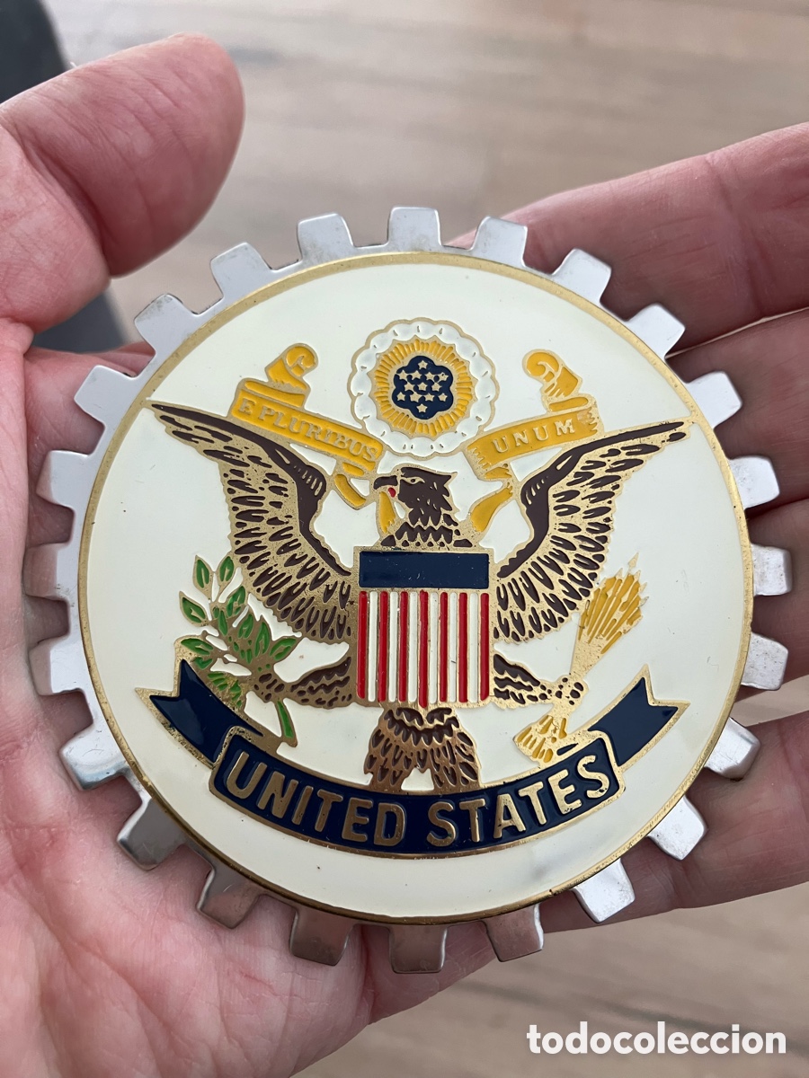 Colecionismo: Chapa insignia americana
