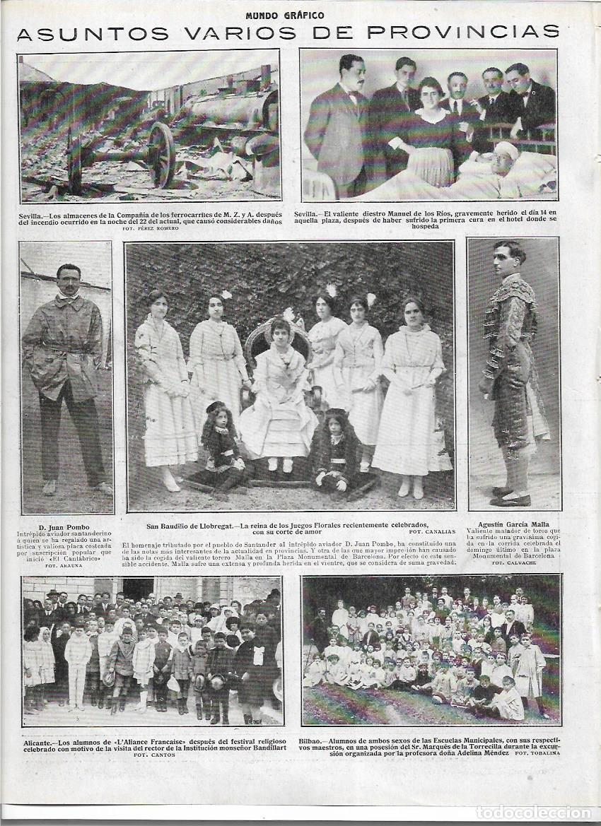 Collezionismo: A&Ntilde;O 1916 RECORTE PRENSA ALBACETE ALUMNOS ALIANCE FRANCAISE VISITA MONSE&Ntilde;OR BANDILLART