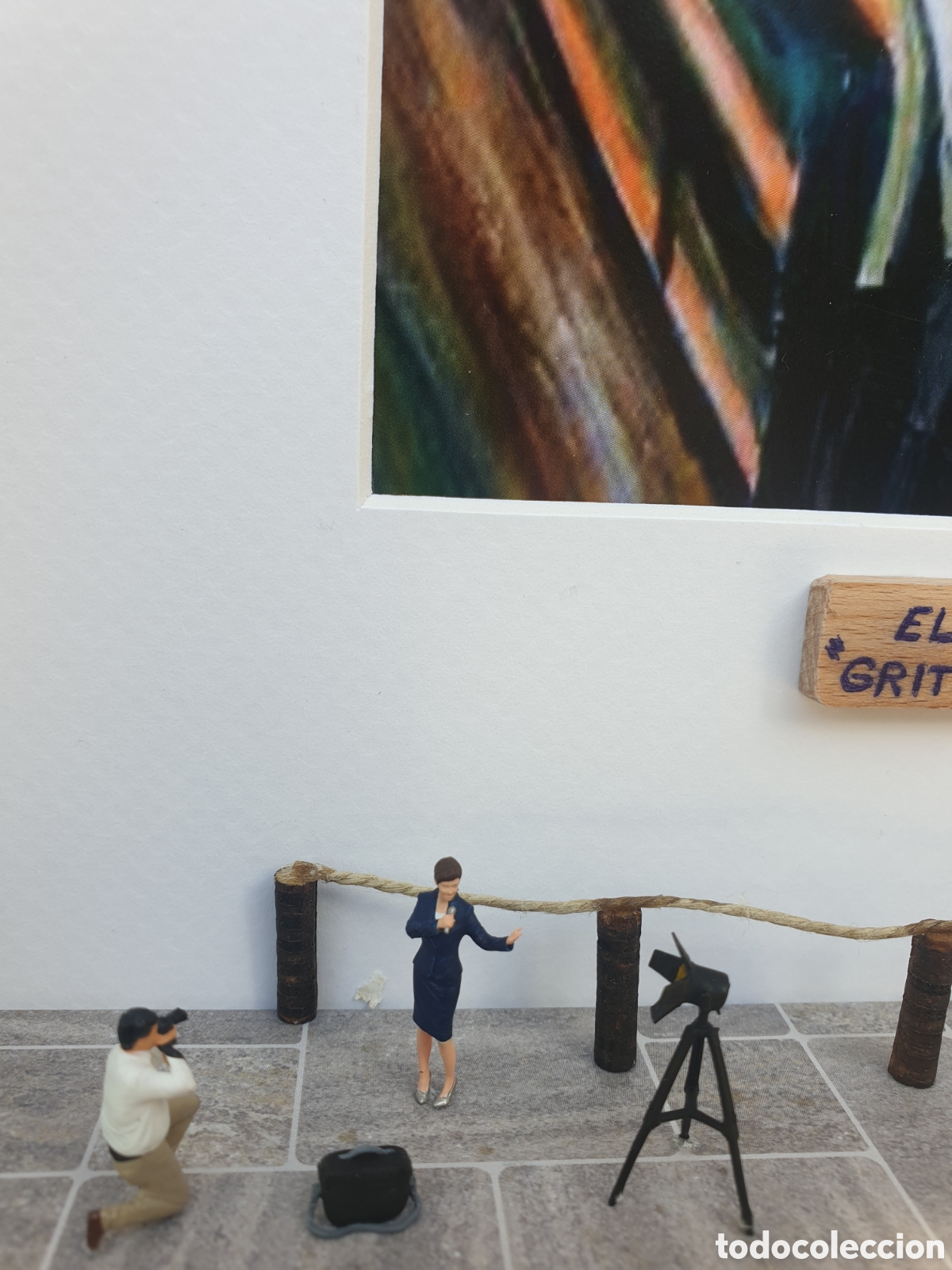 Coleccionismo: CUADRO  EL GRITO  - Foto 3