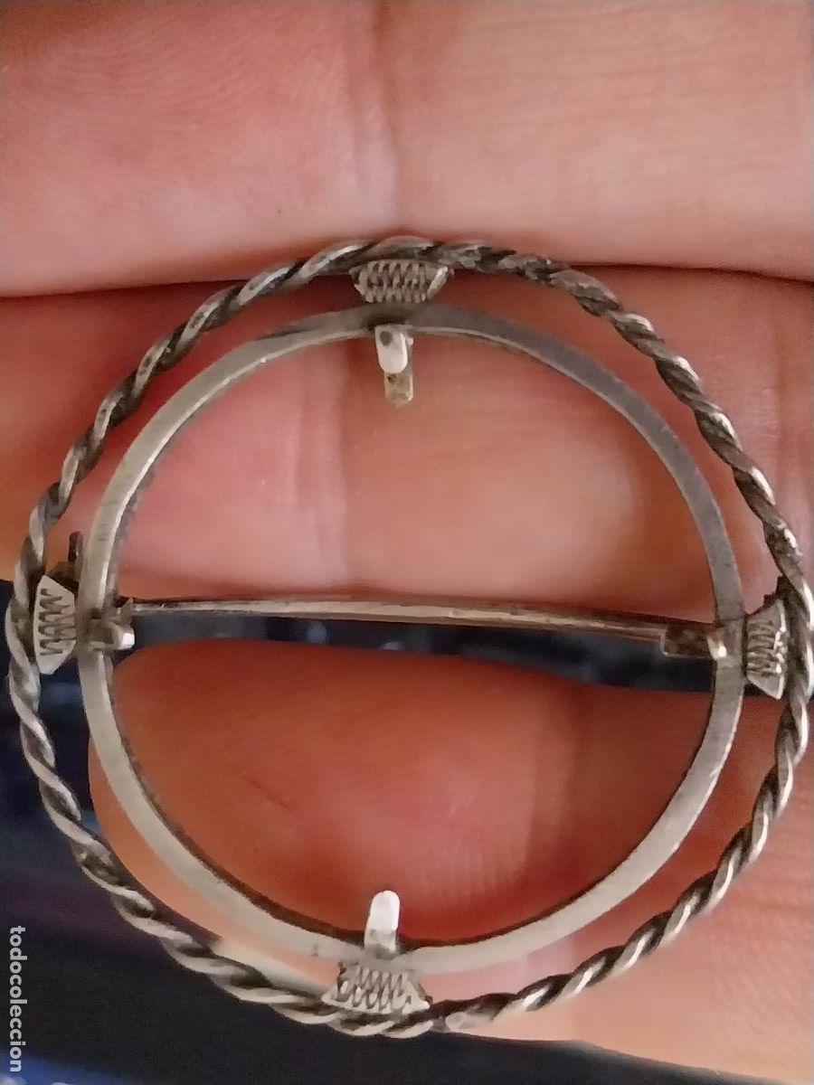 Coleccionismo: BROCHE PARA ENGARZAR MONEDA O SIMILAR 3CM INTERIOR