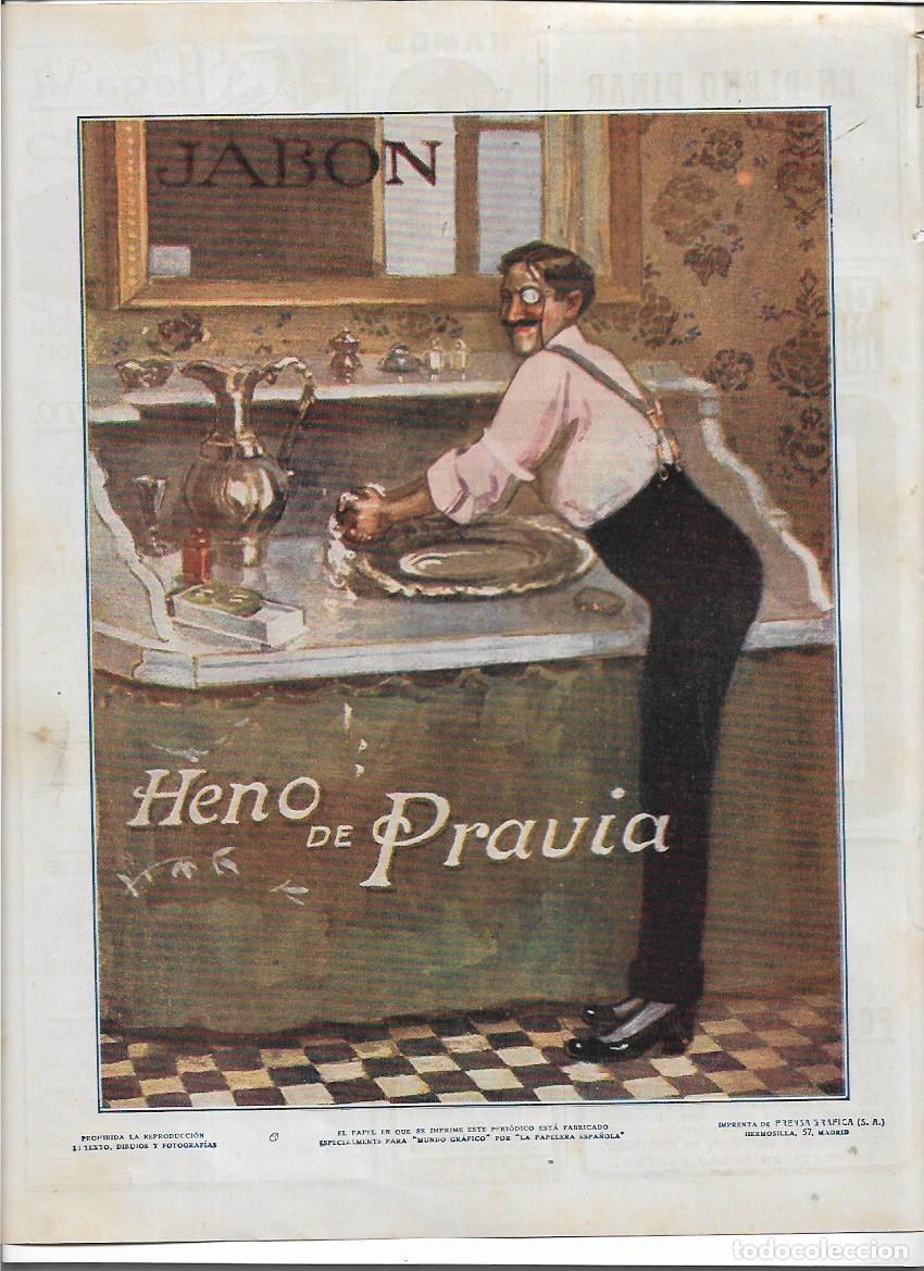 Sammelleidenschaft Papier: A&Ntilde;O 1916 RECORTE PRENSA PUBLICIDAD PASTILLA DE JABON HENO DE PRAVIA PERFUMERIA GAL