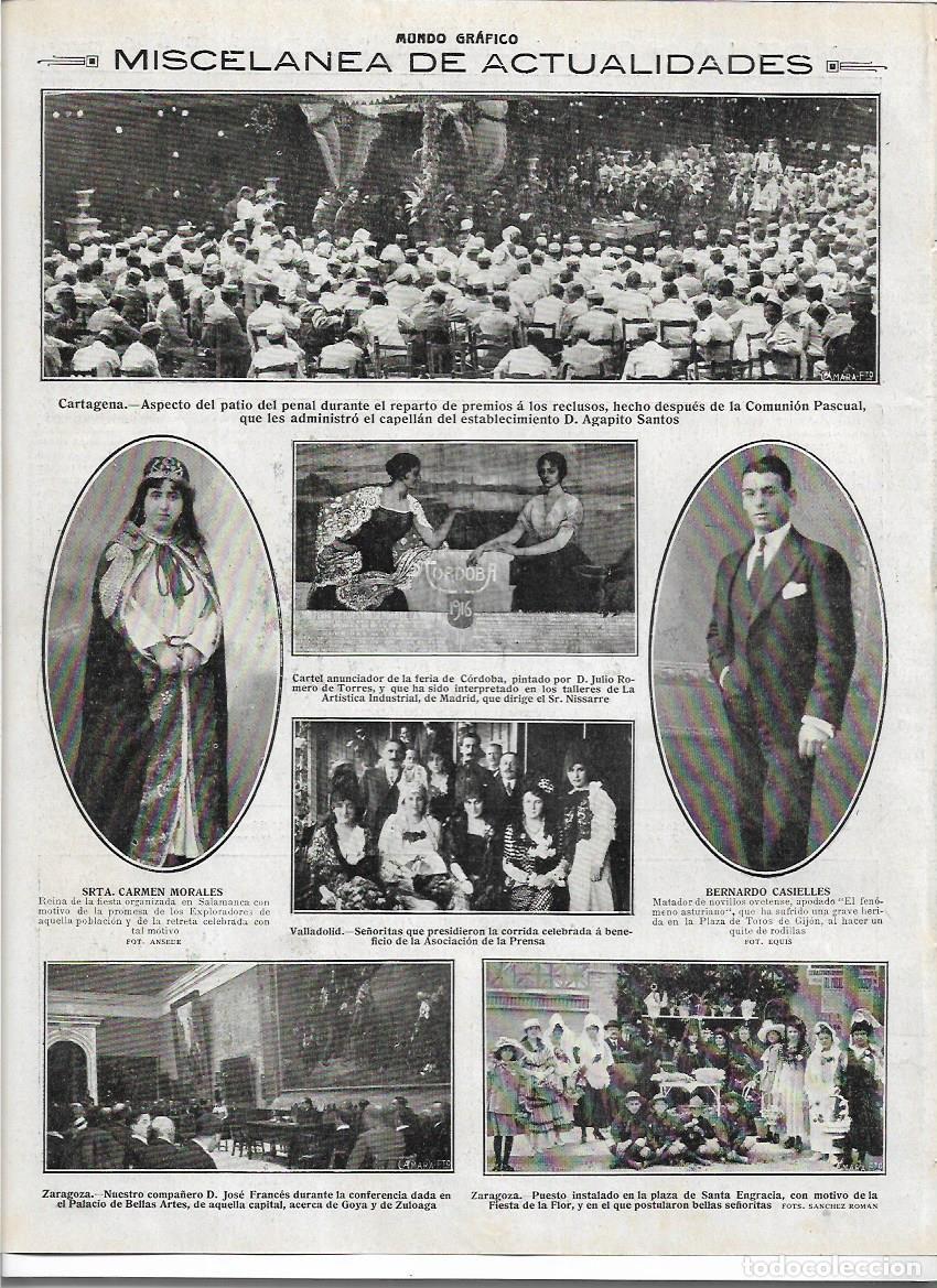Sammelleidenschaft Papier: 1916 RECORTE PRENSA CARTEL ANUNCIADOR FERIA DE CORDOBA PINTADO POR JULIO ROMERO DE TORRES