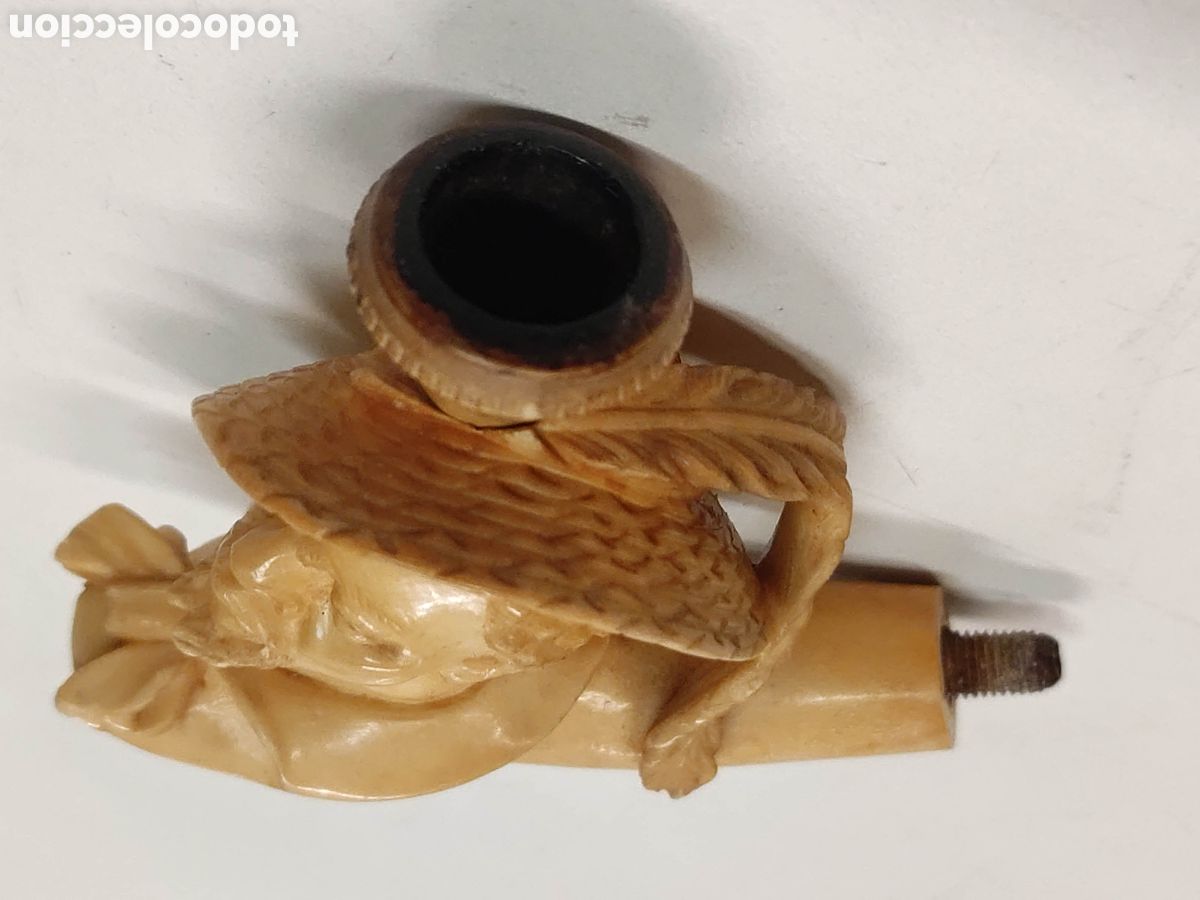 Coleccionismo: Antigua pipa Espuma de Mar - Foto 4
