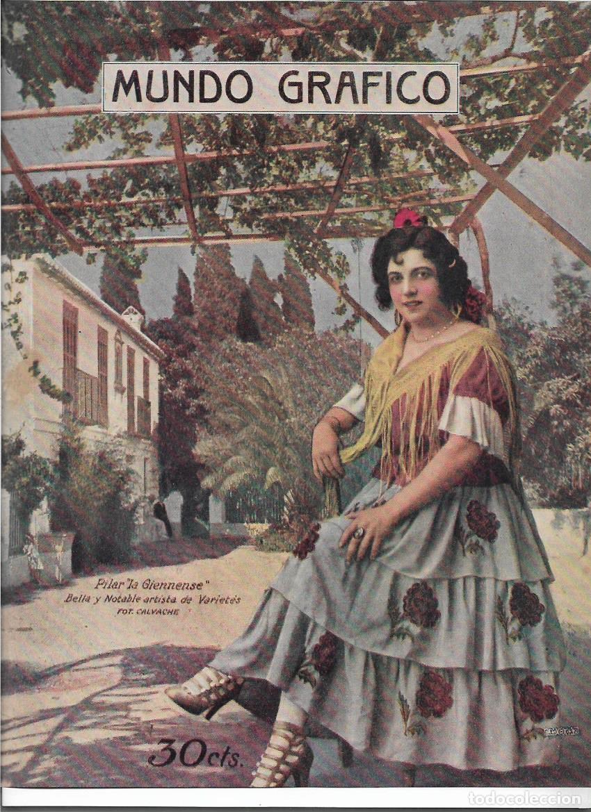 Sammelleidenschaft Papier: A&Ntilde;O 1920 RECORTE PRENSA ARTISTA PILAR LA GIENNENSE VARIETES FOTOGRAFIA CALVACHE