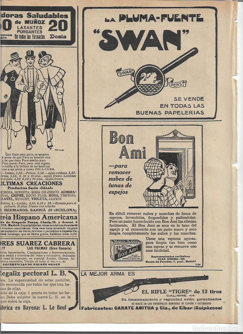 Sammelleidenschaft Papier: A&Ntilde;O 1920 RECORTE PRENSA PUBLICIDAD BON AMI LIMPIADOR LUNAS DE ESPEJOS