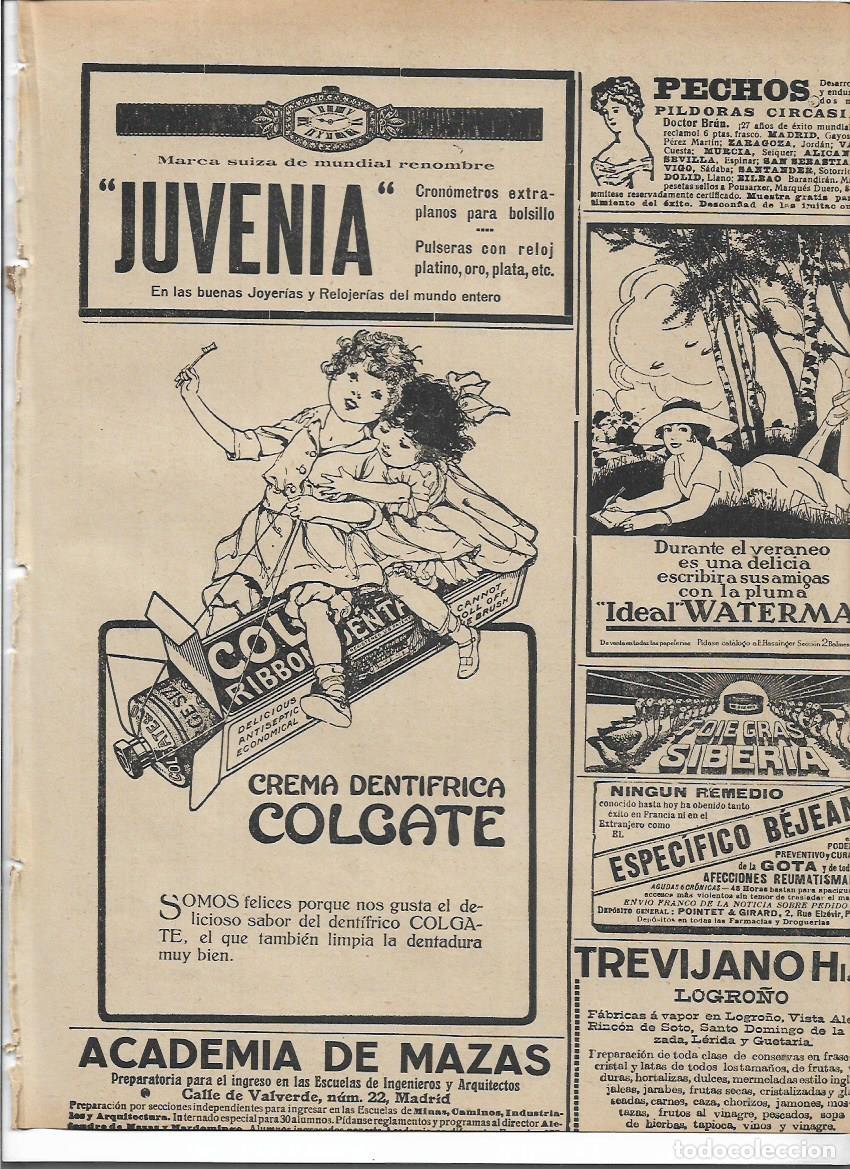 Sammelleidenschaft Papier: A&Ntilde;O 1920 RECORTE PRENSA PUBLICIDAD COLGATE DENTIFRICO CREMA DENTAL DENTIFRICA