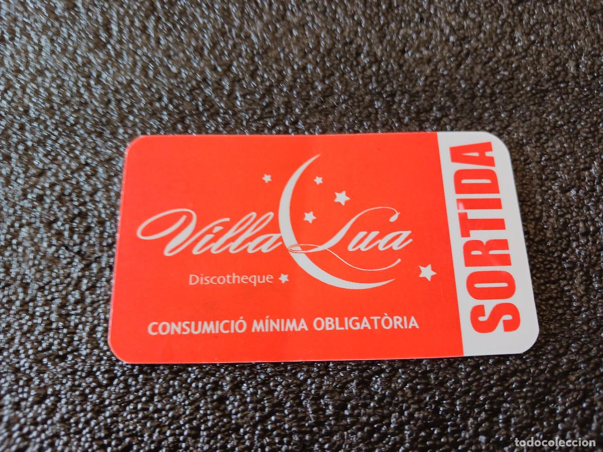 Coleccionismo: tarjeta de villa lua discotheque
