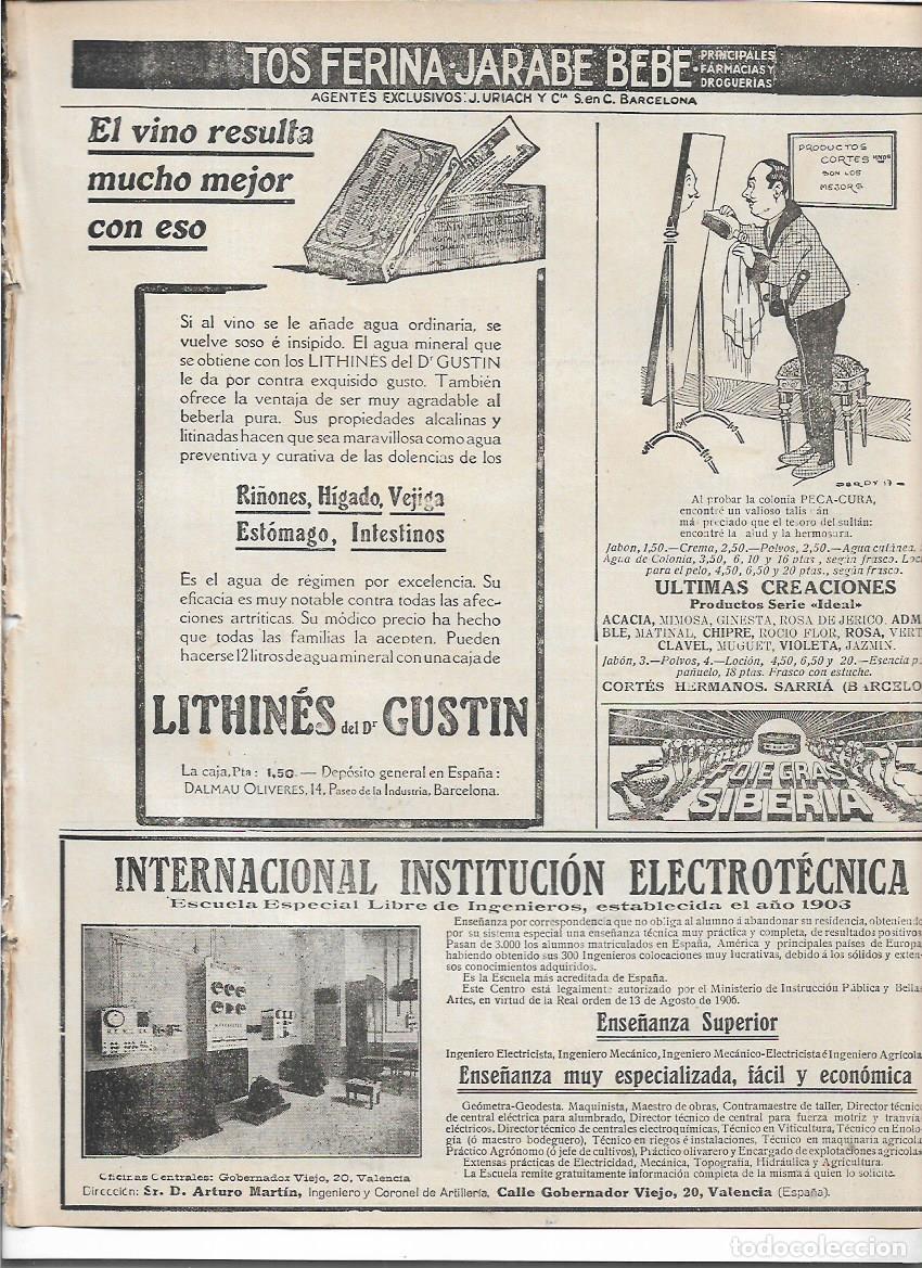 Colecionismo: A&Ntilde;O 1920 RECORTE PRENSA PUBLICIDAD LITHINES DOCTOR DR GUSTIN DALMAU OLIVERES BARCELONA AGUA MINERAL