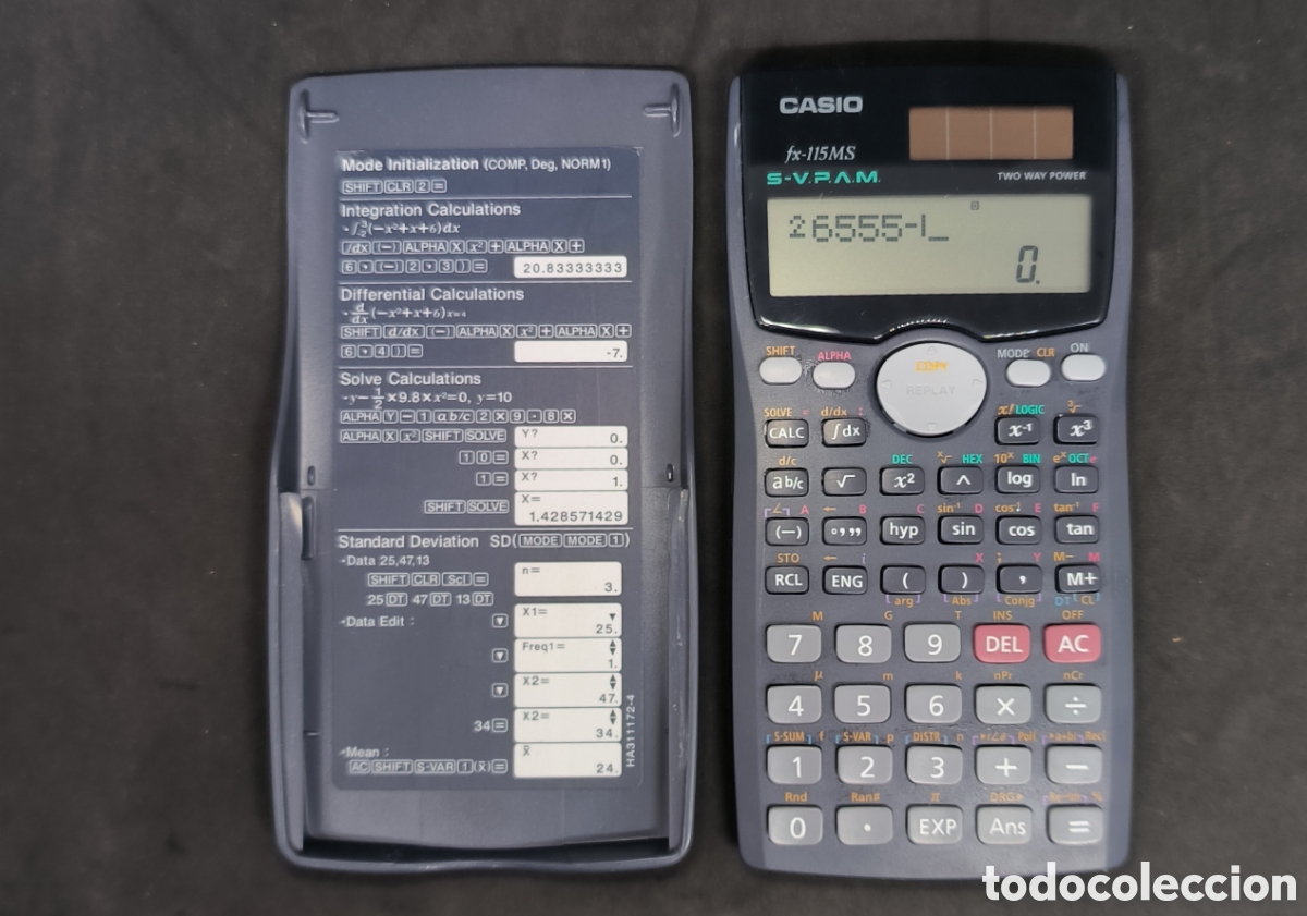 Coleccionismo: Calculadora - Casio fx 115 MS - funcionando - car222 - Foto 1