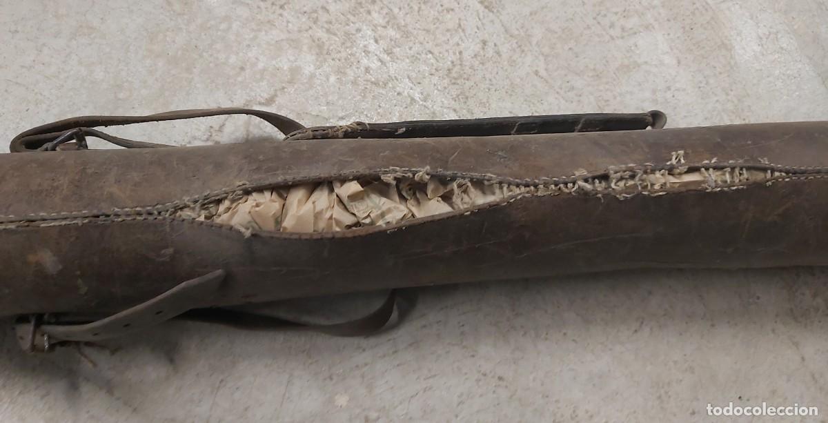 Coleccionismo: Funda de cuero tr&iacute;pode goni&oacute;metro - Foto 3