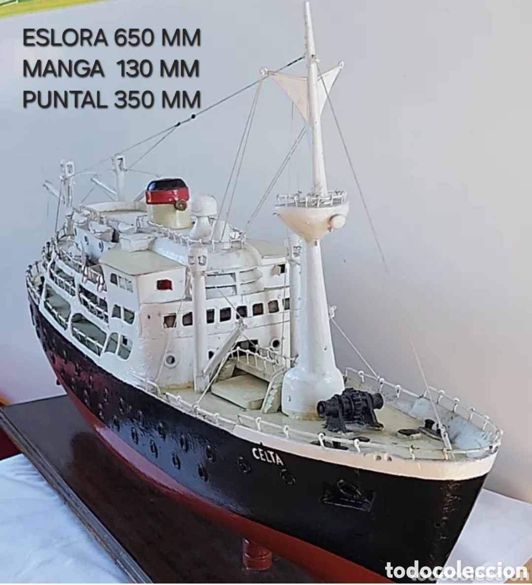 Coleccionismo: MAQUETA BARCO PASAJE ANTIGUA - Foto 1