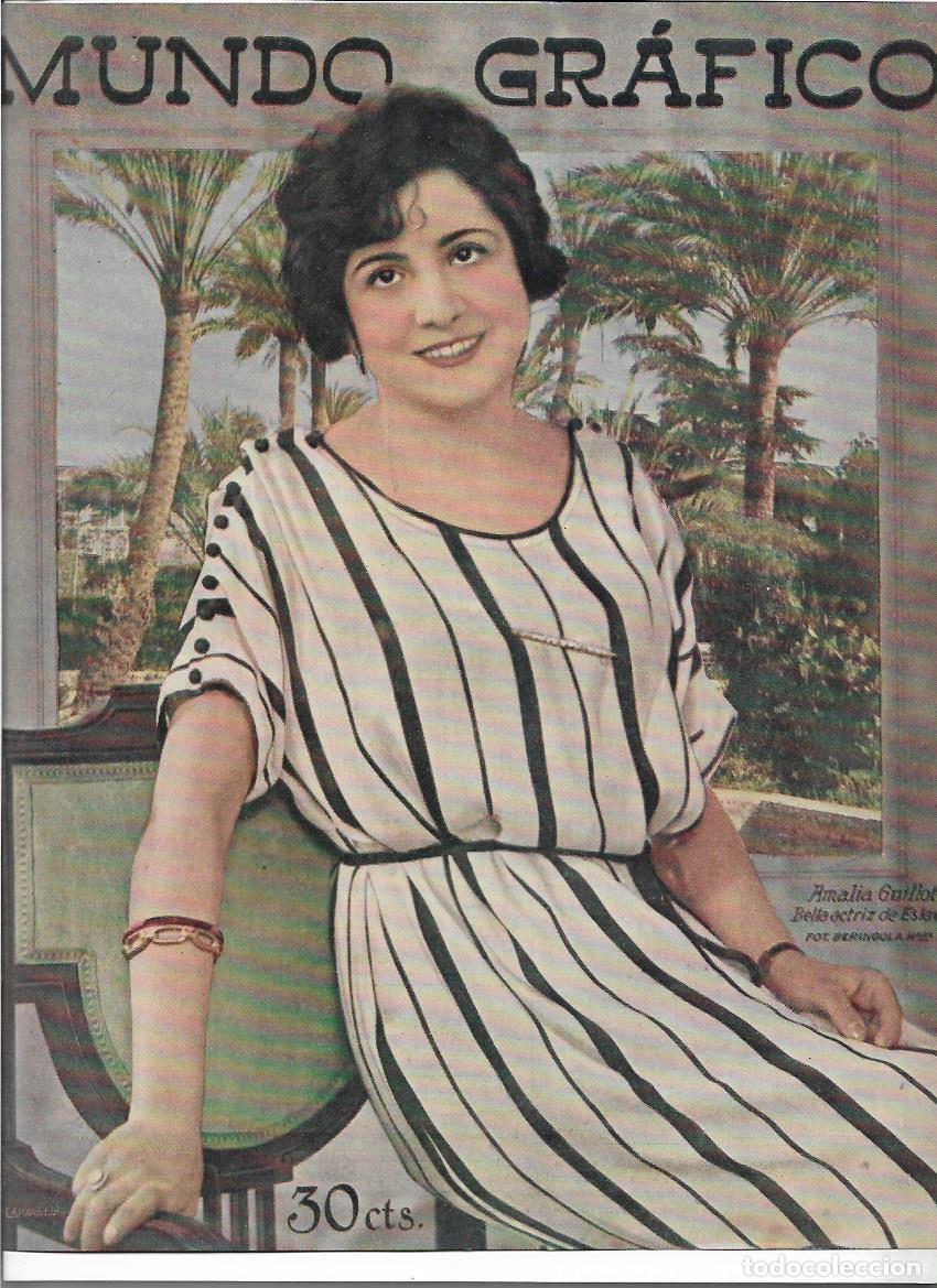 Collecting paper: A&Ntilde;O 1920 RECORTE PRENSA AMALIA GUILLOT ARTISTA CANTANTE ACTRIZ FOTOGRAFIA BERINGOLA TEATRO ESLAVA