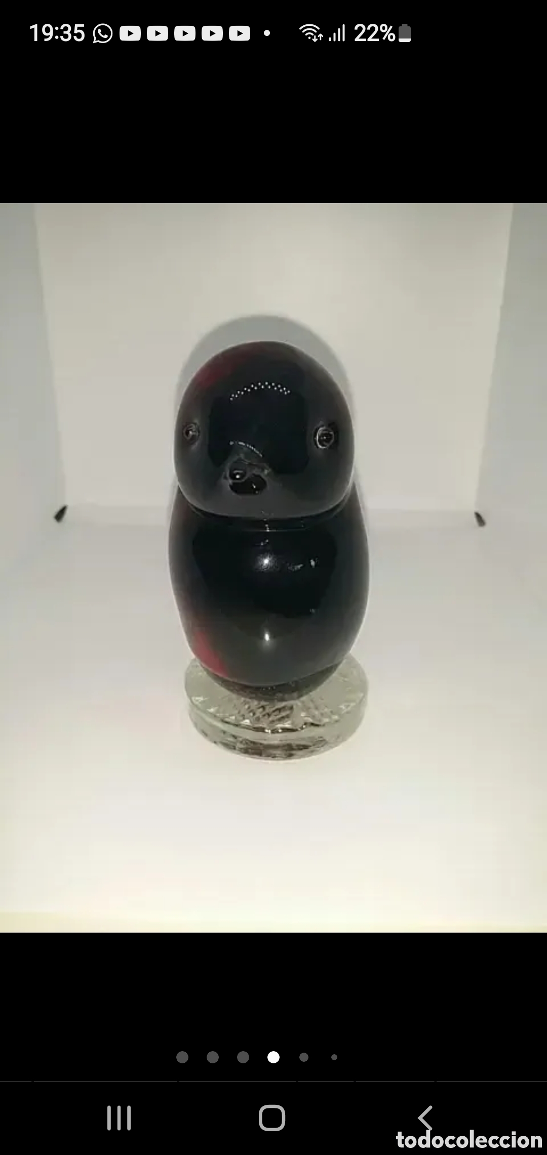 Coleccionismo: Pisapapeles p&aacute;jaro - Foto 5