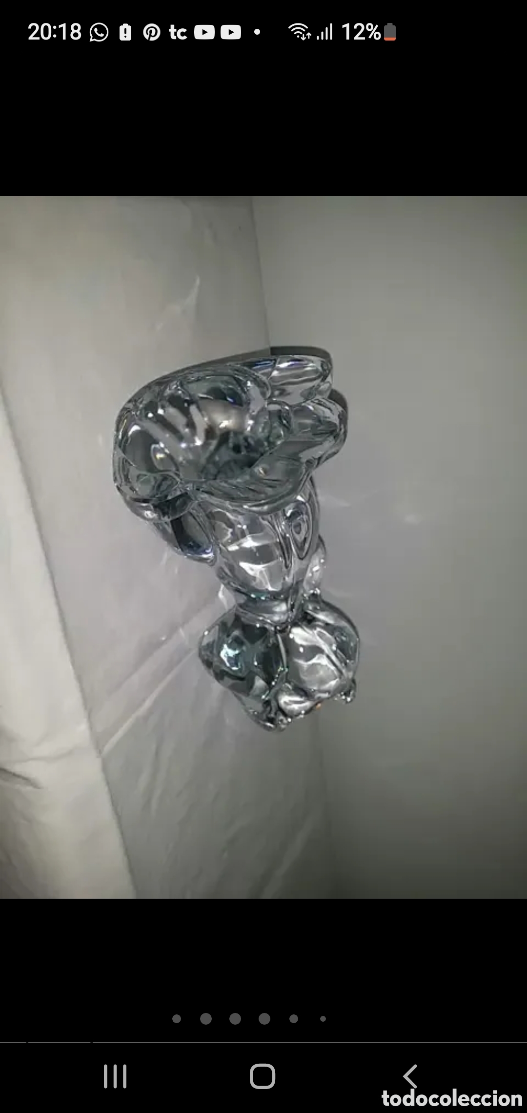 Coleccionismo: Pisapapeles cristal perro - Foto 10