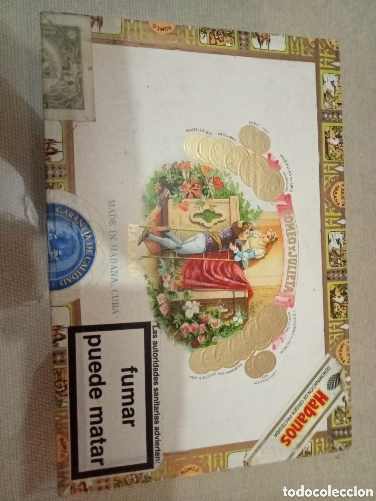 Coleccionismo: Caja de puros Romeo y Julieta