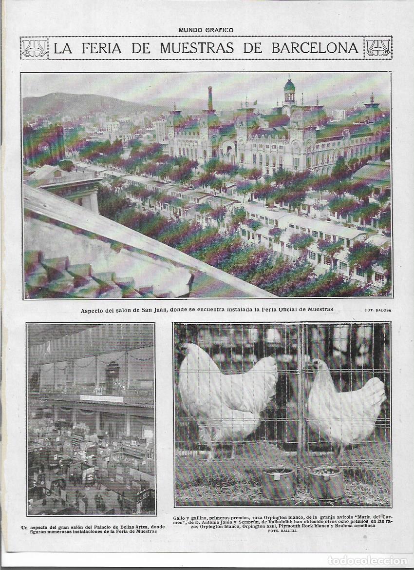 Colecionismo: 1920 BCNA FERIA MUESTRAS GALLOS PREMIADOS GRANJA AVICOLA MARIA DEL CARMEN ANTONIO JALON VALLADOLID