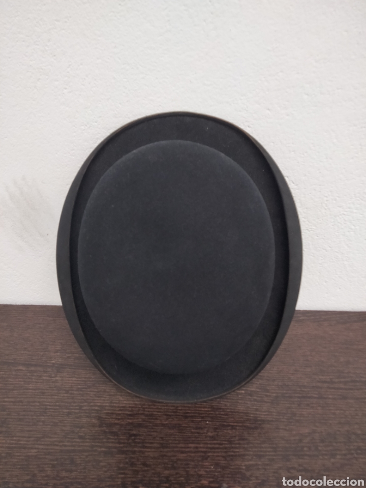 Coleccionismo: Bombin negro antiguo - Foto 2