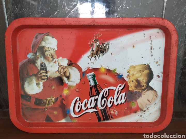 Coleccionismo: Coca Cola Bandeja Navide&ntilde;a - Foto 1