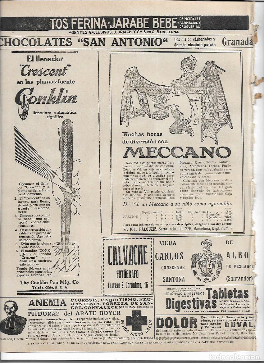 Sammelleidenschaft Papier: A&Ntilde;O 1920 RECORTE PRENSA PUBLICIDAD MECCANO JUEGO CONSTRUCCION JUGUETE