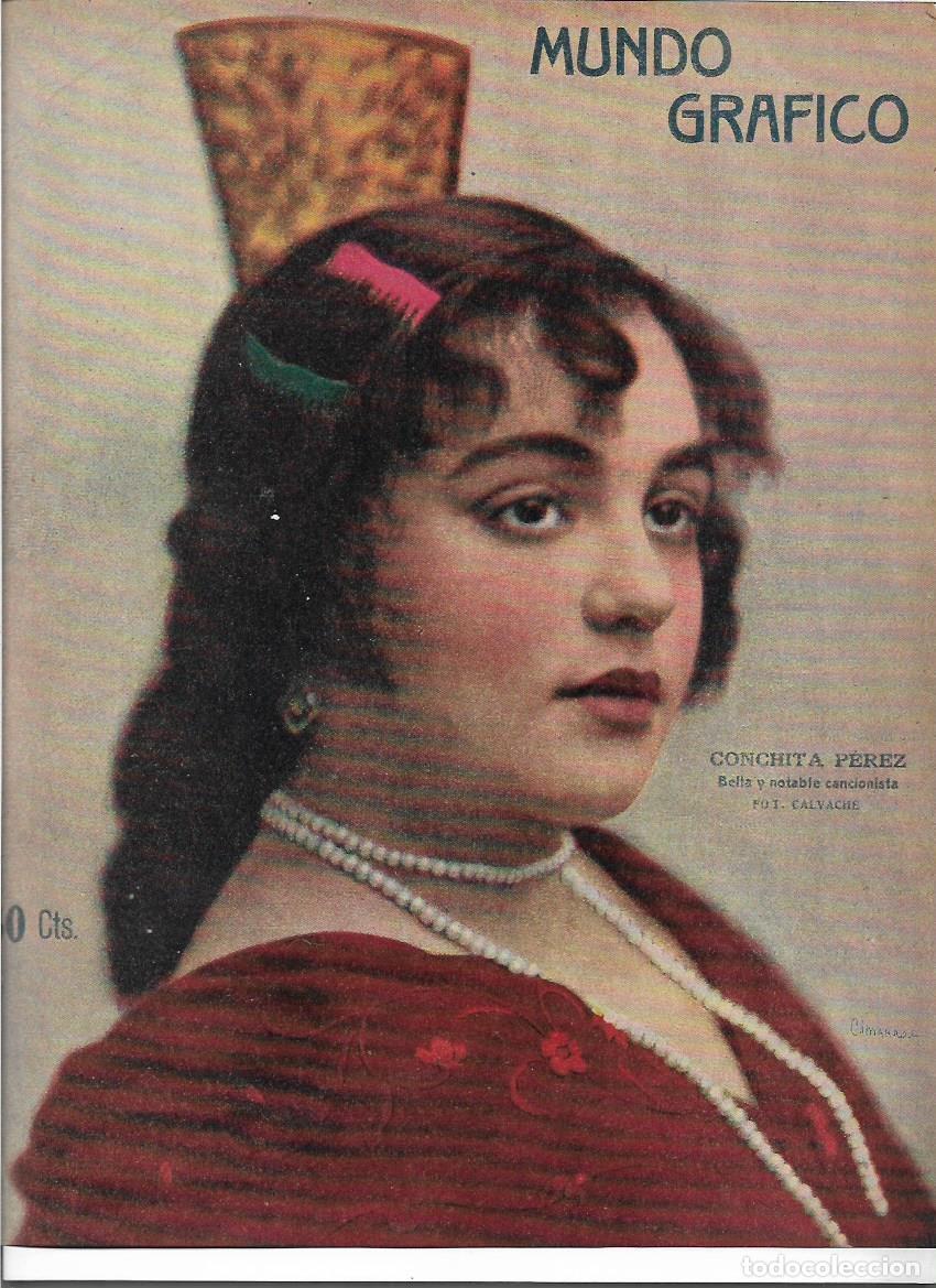 Sammelleidenschaft Papier: A&Ntilde;O 1920 RECORTE PRENSA CONCHA CONCHITA PEREZ ARTISTA CANTANTE CANIONISTA FOTOGRAFIA CALVACHE